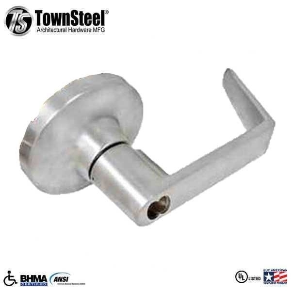 Townsteel F09 Storeroom, Night Latch, Key Retracts Latch Bolt, for Concealed V/R Exit Device, Lever Prepped SF TNS-ED8900LS-09-C-SFIC-626